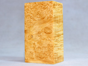 Stabilized Maple Burl Wood Mod Block